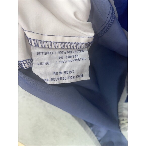 VTG Majestic Authentic Los Angeles Dodgers Batting Cage Jacket Mens XL Blue EUC - Picture 7 of 9